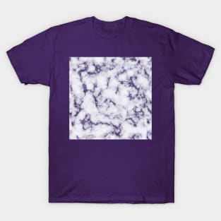 Purple glittery marble T-Shirt